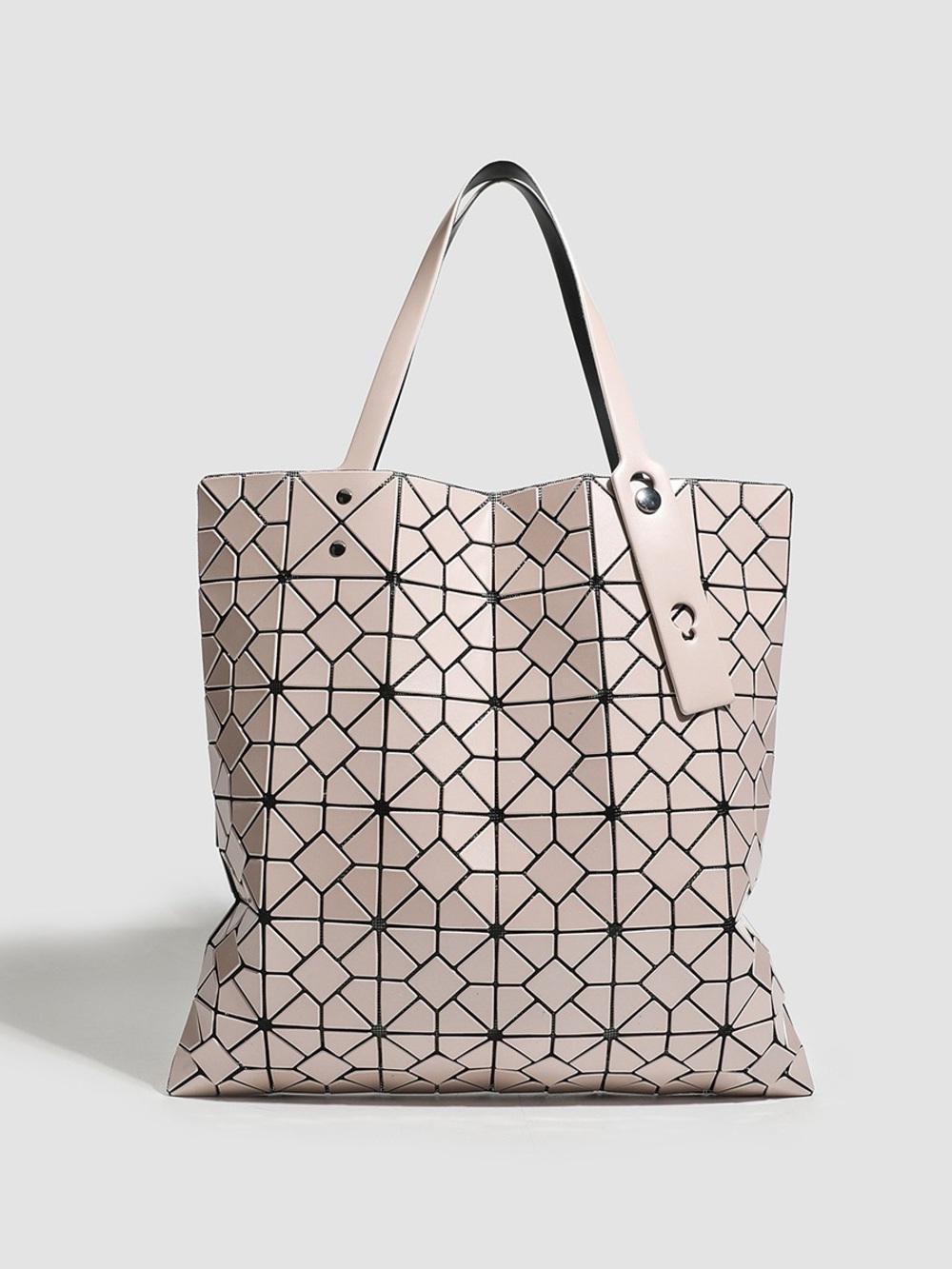Geometric Lattice Pattern Handbag - Picture 5 of 8
